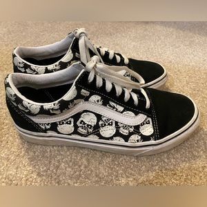 Skeleton Vans, Women's size 7.5